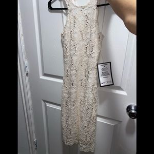 Ivory Sequin Dress
